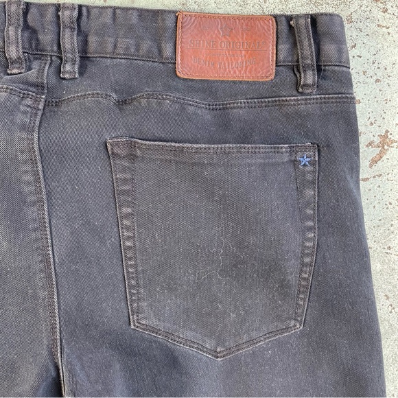 Shine Original black mens jeans 33x32 slim fit - Picture 3 of 12